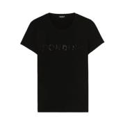 Elegante en comfortabele T-shirts en Polos Dondup , Black , Dames