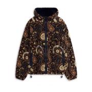 Paisley Fleece Jas Drole de Monsieur , Multicolor , Heren