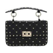 Small Rockstud Spike Nappa Leather Tas Valentino Garavani , Black , Da...