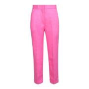 Bijgesneden broek Msgm , Pink , Dames