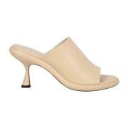 Beige June Plateau Sandalen Wandler , Beige , Dames