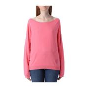 Pink Lemonade Ronde hals Gebreide trui Liu Jo , Pink , Dames