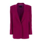 Tyrian Purple Polyester Blazer Andamane , Purple , Dames