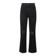 Straight Jeans Slvrlake , Black , Dames