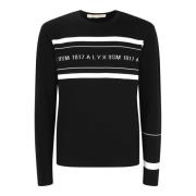 bedrukt sweatshirt 1017 Alyx 9SM , Black , Heren
