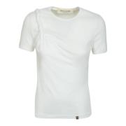 Wit Asymmetrisch Twist T-Shirt 1017 Alyx 9SM , White , Dames