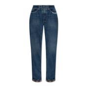 Jeans met vintage-effect Maison Margiela , Blue , Dames