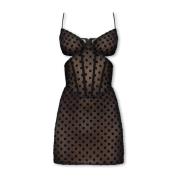 Binnenin een Dark Echo collectie jurk Misbhv , Black , Dames