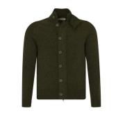 Luxe Heren Cardigan Gran Sasso , Green , Heren