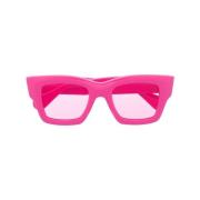 Roze vierkante zonnebril Jacquemus , Pink , Dames