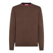 Donkerbruine Sweaters Sun68 , Brown , Heren