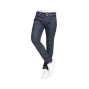 Slim Fit Jeans met Contraststiksels Jacob Cohën , Blue , Heren