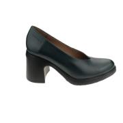 Klassieke Leren Pump met MemoryGel Inlegzool Wonders , Green , Dames