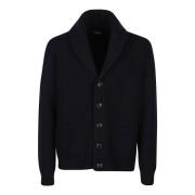 Blauwe Cardigan Drumohr , Blue , Heren