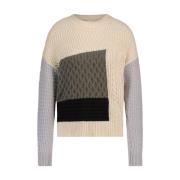 Stijlvolle Grijze Camma Pullover Jane Lushka , Gray , Dames