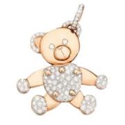 Speelse Teddybeer Hanger Ketting Pomellato , Yellow , Dames