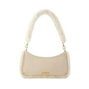 Licht Beige Leren Tas Jacquemus , Beige , Dames