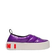 Paarse Nylon Instappers Marni , Purple , Dames