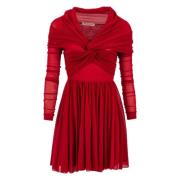 Rode Tulpen Mini Jurk Philosophy di Lorenzo Serafini , Red , Dames