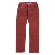 Slim Fit Corduroy Jeans Jacob Cohën , Red , Heren