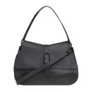 ‘Flow Large’ schoudertas Furla , Black , Dames