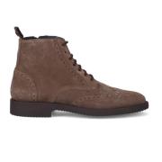 Lace-up Boots Antica Cuoieria , Brown , Heren
