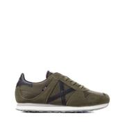 Casual Khaki Sneakers voor Mannen Munich , Green , Heren