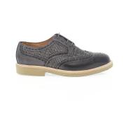 Laced Shoes Antica Cuoieria , Gray , Heren