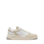 Witte Leren Sneakers voor Dames Ghoud , White , Dames