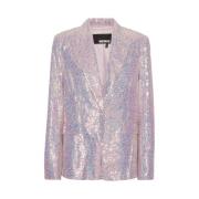 Pailletten Blazer Oversized Roze Rotate Birger Christensen , Pink , Da...