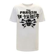 Wit Katoenen T-Shirt Culmine P.a.r.o.s.h. , White , Dames