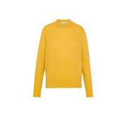 Ronde Hals Sweaters Momoni , Yellow , Dames