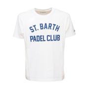 Klassieke St. Sweater Barth T-Shirt MC2 Saint Barth , White , Heren
