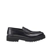 Zwarte Penny Loafers van Kalfsleer Doucal's , Black , Heren