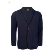 Travelwool Navy Jas Gran Sasso , Blue , Heren