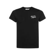 Stijlvolle dames T-shirt Maison Kitsuné , Black , Dames
