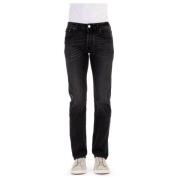 Comfortabele en elastische zwarte jeans Jacob Cohën , Black , Heren