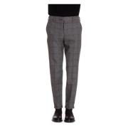 Elegant Wool Chinos PT Torino , Gray , Heren