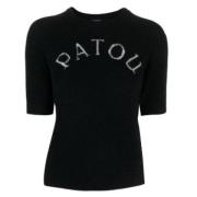 Round-neck Knitwear Patou , Black , Dames