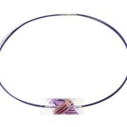 Pre-owned Silver necklaces Hermès Vintage , Purple , Dames
