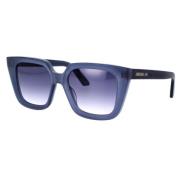 Midnight Blue Vierkante Zonnebril met Blauw Verloopglas Dior , Blue , ...