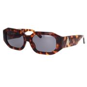 The Attico X Linda Farrow Blake Zonnebril The Attico , Brown , Unisex