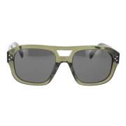 Stijlvolle en casual pilotenzonnebril Celine , Green , Unisex