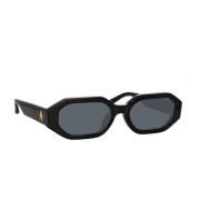 The Attico X Linda Farrow Irene Zonnebril The Attico , Black , Unisex