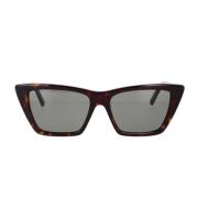 Best verkopende dameszonnebril SL 276 Mica 033 Saint Laurent , Brown ,...