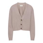 Cardigan Blanche , Beige , Dames