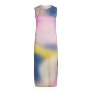 Midi Dresses Blanche , Multicolor , Dames