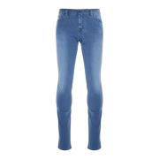 Leonardo Jeans - 80% Katoen, Vijf Zakken Tramarossa , Blue , Heren