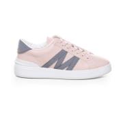 Roze Lage Sneakers Moncler , Pink , Dames