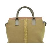 Pre-owned Canvas handbags Chloé Pre-owned , Green , Unisex